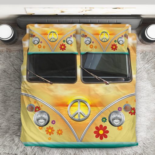 Gearhuman 3D Hippie Van Car Custom Bedding Set GV280812 Bedding Set