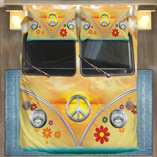 Gearhuman 3D Hippie Van Car Custom Bedding Set GV280812 Bedding Set
