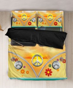 Gearhuman 3D Hippie Van Car Custom Bedding Set GV280812 Bedding Set Twin 3PCS