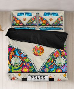 Gearhuman 3D Hippie Van Car Custom Bedding Set GV31081 Bedding Set Twin 3PCS