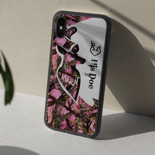 Gearhuman 3D His Doe Valentine Custom Phonecase GB14014 Glass Phone Case