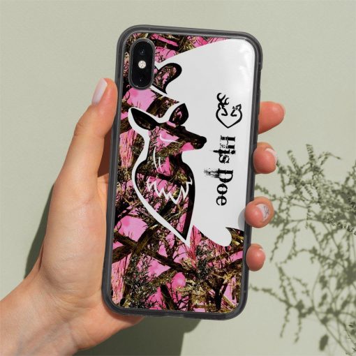 Gearhuman 3D His Doe Valentine Custom Phonecase GB14014 Glass Phone Case
