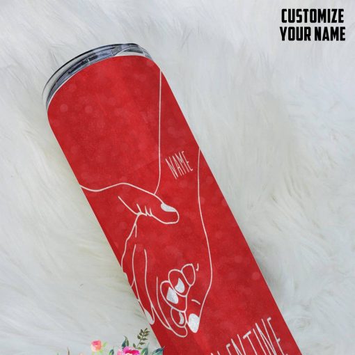 GearHuman 3D Holding Hands Custom Name Tumbler GR31129 Tumbler