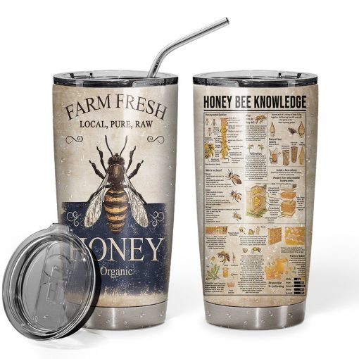Gearhuman 3D Honey Bee Knowledge Custom Tumbler GB26021 Tumbler