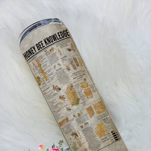 Gearhuman 3D Honey Bee Knowledge Custom Tumbler GB26021 Tumbler