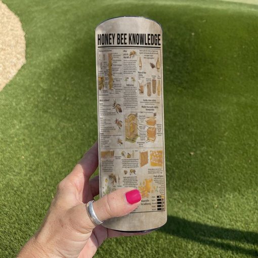 Gearhuman 3D Honey Bee Knowledge Custom Tumbler GB26021 Tumbler