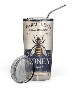 Gearhuman 3D Honey Bee Knowledge Custom Tumbler GB26021 Tumbler Short 20oz