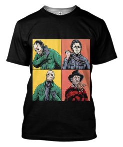 Gearhuman 3D Horror Meme Custom Tshirt Apparel GC23091 3D T-shirt T-Shirt S 