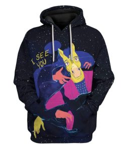 Gearhuman 3D Horse Guy Custom T-Shirts Hoodies Apparel MV-TA1102205 3D Custom Fleece Hoodies Hoodie S 