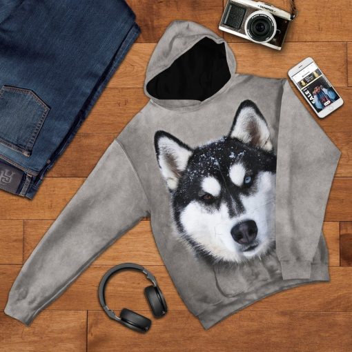 Gearhuman 3D Husky Cosplay Custom Tshirt Hoodie Appreal GK23127 3D Apparel