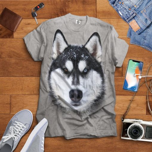 Gearhuman 3D Husky Cosplay Custom Tshirt Hoodie Appreal GK23127 3D Apparel