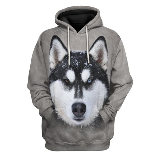 Gearhuman 3D Husky Cosplay Custom Tshirt Hoodie Appreal GK23127 3D Apparel Hoodie S