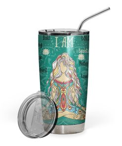 Gearhuman 3D I Am Yoga Custom Design Vacuum Insulated Tumbler GV08093 Tumbler 