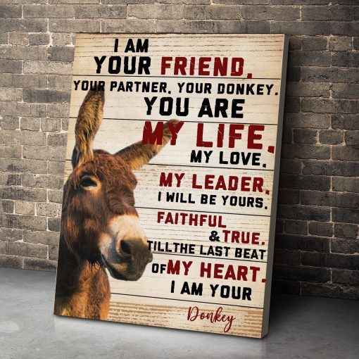 Gearhuman 3D I Am Your Donkey Canvas GB04032 Canvas