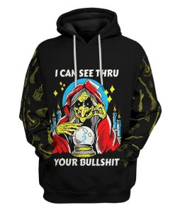 Gearhuman 3D I Can See Thru Custom Hoodie Apparel GV14093 3D Custom Fleece Hoodies Hoodie S