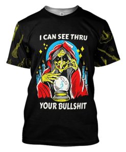 Gearhuman 3D I Can See Thru Custom Tshirt Apparel GV14093 3D T-shirt T-Shirt S 