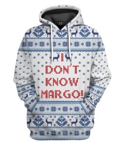 Gearhuman 3D I Dont Know Margo National Lampoons Christmas Vacation Ugly Sweater Custom Tshirt Hoodie Apparel GV03117 3D Apparel Hoodie S
