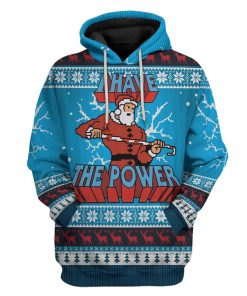 Gearhuman 3D I Have The Power Ugly Christmas Sweater Custom Tshirt Hoodie Apparel GV301013 3D Apparel Hoodie S