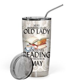 Gearhuman 3D I Love Reading May Custom Design Vacuum Insulated Tumbler GV070912 Tumbler 