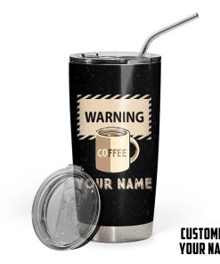 Gearhuman 3D I Will Knock Your Mouth Custom Name Design Vacuum Insulated Tumbler GV17097 Tumbler 20oz 