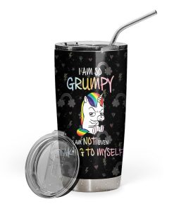 Gearhuman 3D Im Not Talking To Myself Custom Name Design Vacuum Insulated Tumbler GV11099 Tumbler 20oz 