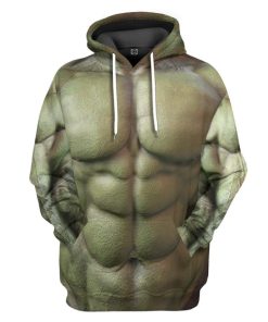 Gearhuman 3D Incredible Hulk Custom Hoodie Apparel GN210811 3D Custom Fleece Hoodies Hoodie S 