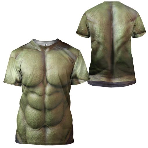 Gearhuman 3D Incredible Hulk Custom Tshirt Apparel GN210811 3D T-shirt