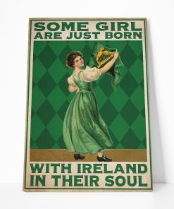 Gearhuman 3D Ireland In Their Soul Custom Canvas GW17029 Canvas 1 Piece Non Frame M