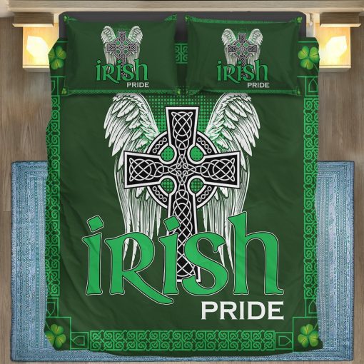 Gearhuman 3D Irish Pride Cross Bedding Set GK190211 Bedding Set Twin 3PCS