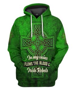Gearhuman 3D Irish St Patrick Day Custom Tshirt Hoodie Apparel GW25021 3D Apparel Hoodie S