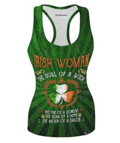 Gearhuman 3D Irish St Patrick Day Irish Woman Tanktop GV19024 Unisex Tank Top Unisex Tank Top S