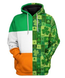 Gearhuman 3D Irish St Patrick Day Tshirt Hoodie Apparel GB24021 3D Apparel Hoodie S