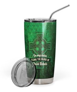 Gearhuman 3D Irish St.Patrick Day Custom Name Design Vacuum Insulated Tumbler GV19028 Tumbler Short 20oz