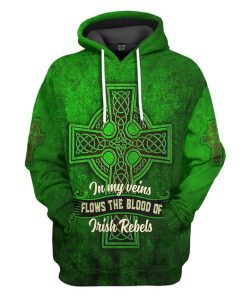 Gearhuman 3D Irish St.Patrick Day Tshirt Hoodie Apparel GV180219 3D Apparel Hoodie S