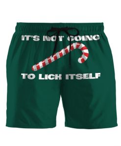 Gearhuman 3D Its Not Going To Lick Itself Custom Beach Short Swim Trunk GW12107 Men Shorts Men Shorts S 