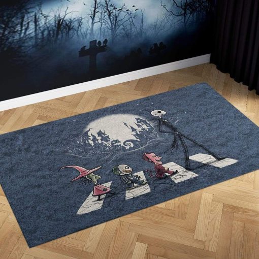 Gearhuman 3D Jack Skellington Halloween Night Custom Carpet GV200811 Square Carpet