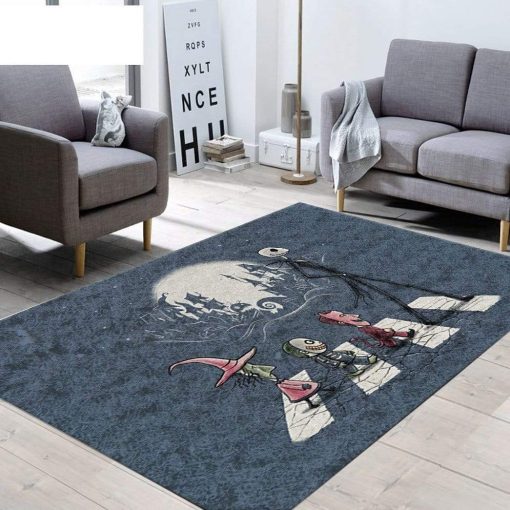 Gearhuman 3D Jack Skellington Halloween Night Custom Carpet GV200811 Square Carpet