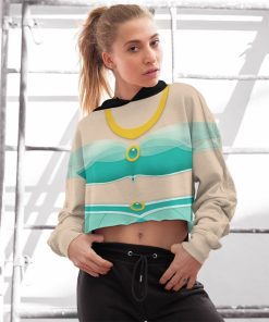 Gearhuman 3D Jasmine Princess Custom Crop Hoodie CC08124 Crop Hoodie Crop Hoodie S 