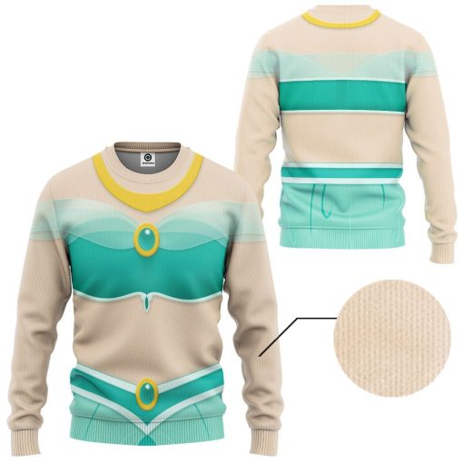 Gearhuman 3D Jasmine Princess Custom Tshirt Hoodie Appreal CC24115 3D Apparel