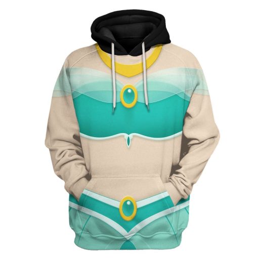 Gearhuman 3D Jasmine Princess Custom Tshirt Hoodie Appreal CC24115 3D Apparel Hoodie S