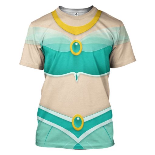 Gearhuman 3D Jasmine Princess Custom Tshirt Hoodie Appreal CC24115 3D Apparel T-Shirt S