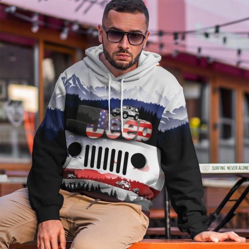 Gearhuman 3D Jeep American Flag Tshirt Hoodie Apparel 13 Gearhuman 3D Jeep American Flag Tshirt Hoodie Apparel ZZ2705213 3D Apparel