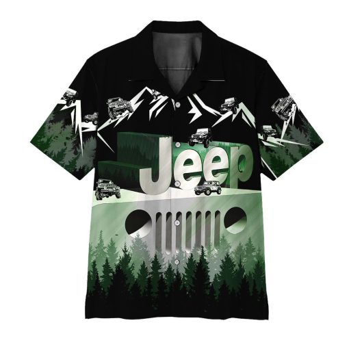 Gearhuman 3D Jeep Hawaii Shirt ZZ2705211 Hawai Shirt Short Sleeve Shirt S