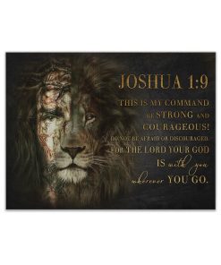 Gearhuman 3D Jesus Lion Of Judah Custom Canvas GW09033 Canvas 1 Piece Non Frame M