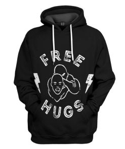 Gearhuman 3D Jiu Jitsu Free Hugs Custom Hoodie Apparel GS07084 3D Custom Fleece Hoodies Hoodie S 