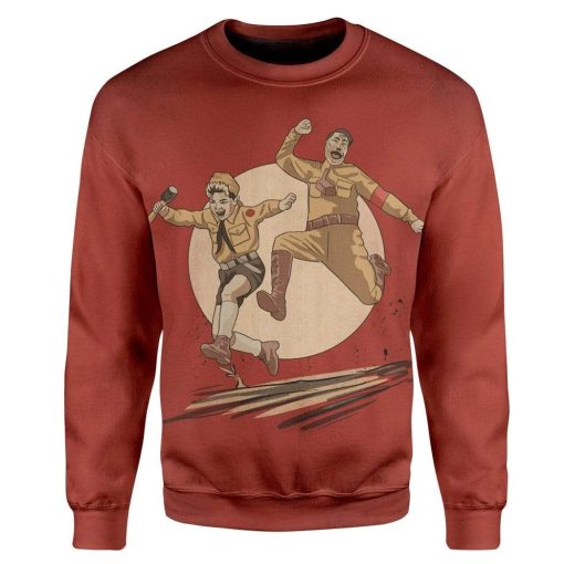 Gearhuman 3D Jojo Jump Custom T-Shirts Hoodies Apparel GT13023 3D Custom Fleece Hoodies Long Sleeve S