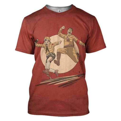 Gearhuman 3D Jojo Jump Custom T-Shirts Hoodies Apparel GT13023 3D Custom Fleece Hoodies T-Shirt S