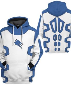 Gearhuman 3D Jungle Fury Blue Power Ranger Tshirt Hoodie Apparel GB190116 3D Apparel 