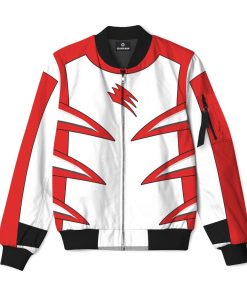 Gearhuman 3D Jungle Fury Red Master Mode Power Ranger Bomber GB190120 Bomber Jacket Bomber S 