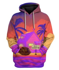 Gearhuman 3D Kame House Custom Fleece Hoodie Apparel GA27034 3D Custom Fleece Hoodies Hoodie S 